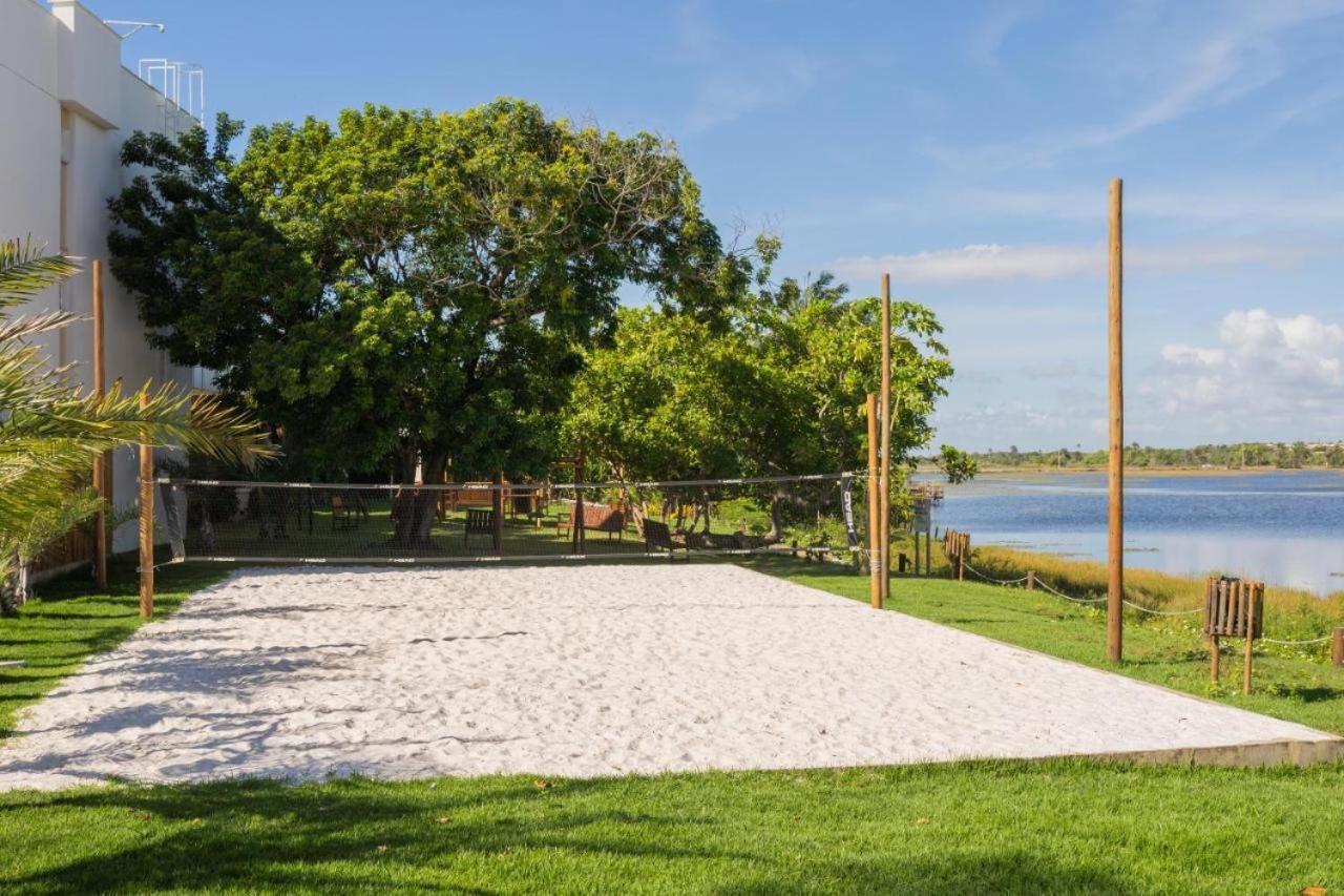 Apto Guarajuba Praia Condominio Porto Smeralda-100 Metros Da Praia Ngoại thất bức ảnh
